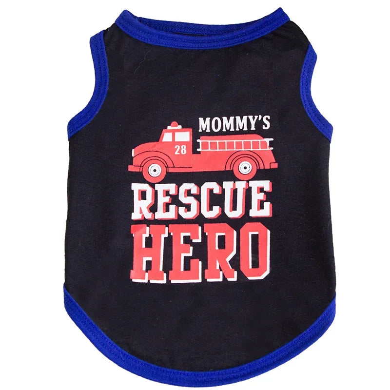 Summer Cotton Pet Vest T-Shirt for Dogs & Cats