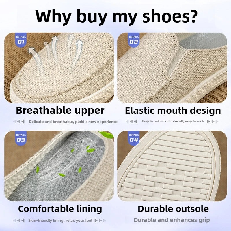 Men's Summer Breathable Casual Half Slippers
