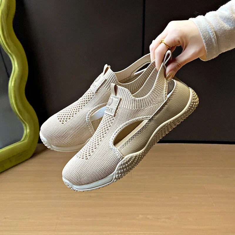 Women's Breathable Mesh Platform Sneakers