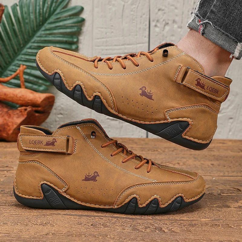 Men's High Top Ankle Boots Breathable Casual Sneakers