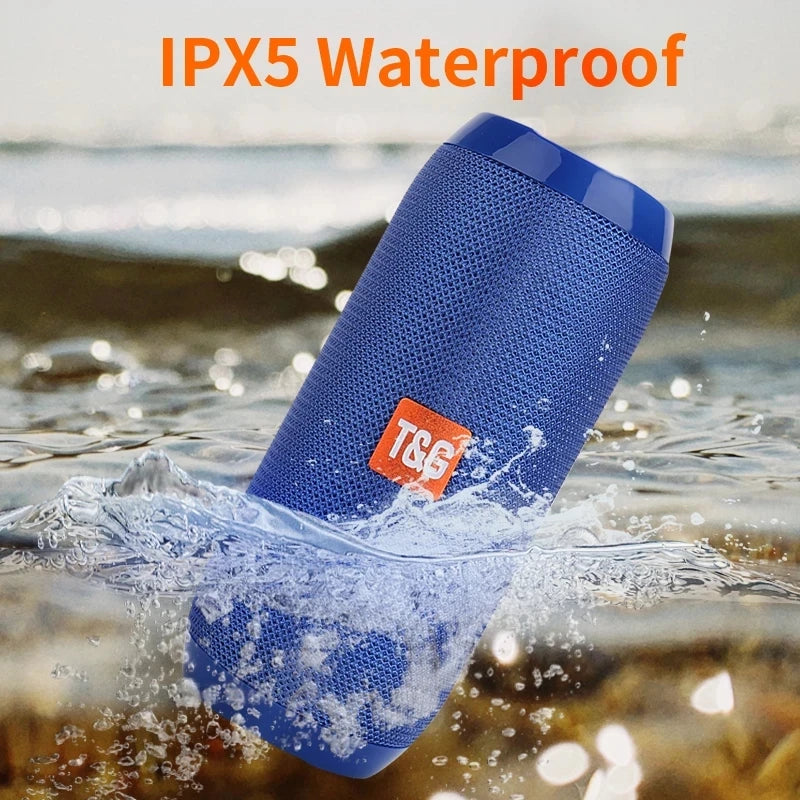 Wireless Portable Bluetooth Speaker with FM Radio & Deep Bass Sound
