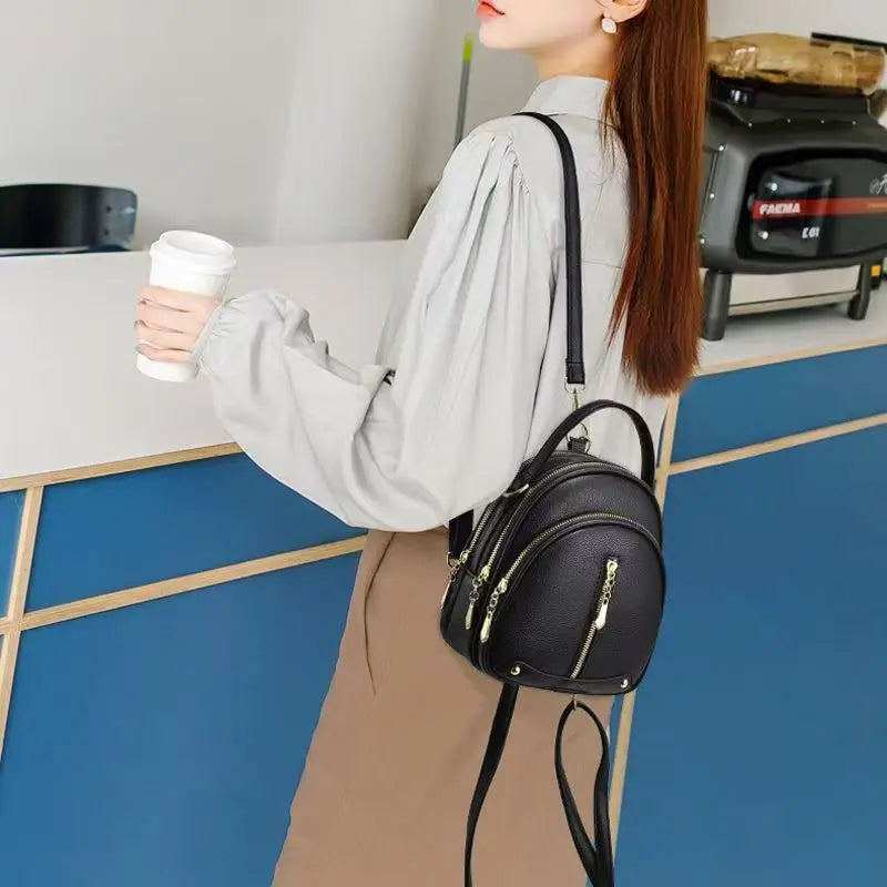 Women’s Mini PU Backpack Handbag