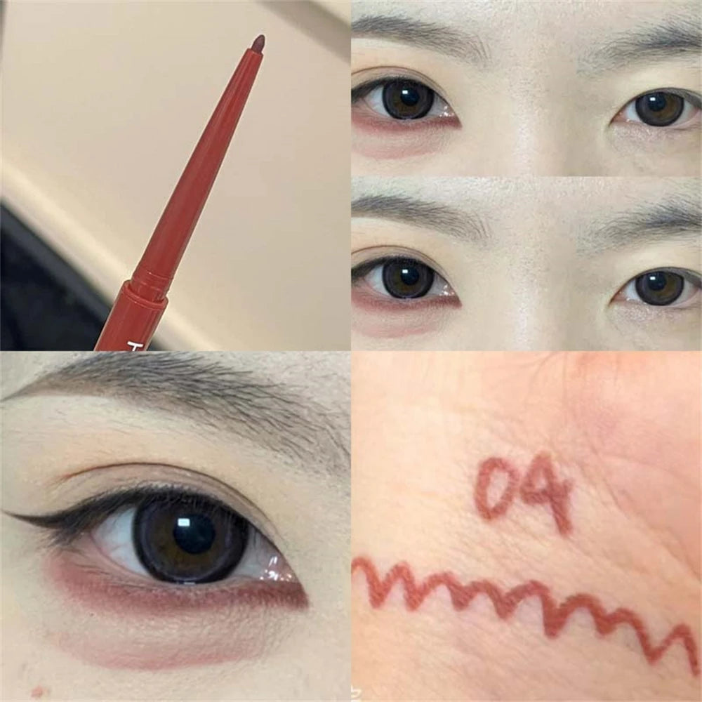 12 Colour Waterproof Eyeliner Pencil Long-Lasting Makeup Stick