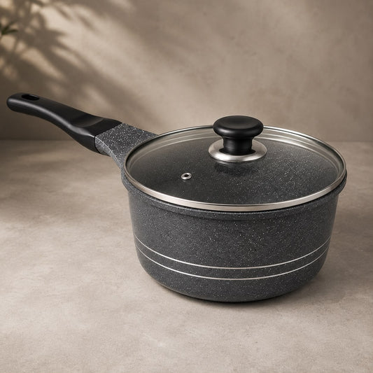 Sonex Royal Sauce Pot with Glass Lid 24 CM